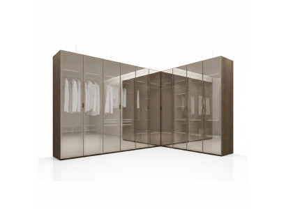 Eckschrank Designer Möbel Schlafzimmer Luxus Einrichtung Eck Garnitur