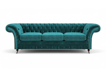 Chesterfield Sofa Dreisitzer Couch Polstermöbel Wohnzimmer Neu Möbel