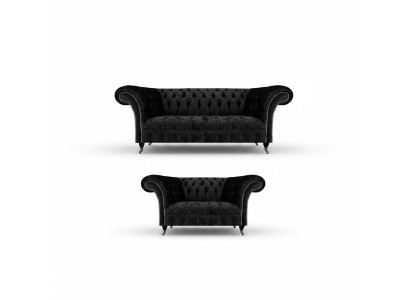 Neu Komplett Sofa Dreisitzer Couch Chesterfield Zweisitzer Sofas Wohnzimmer