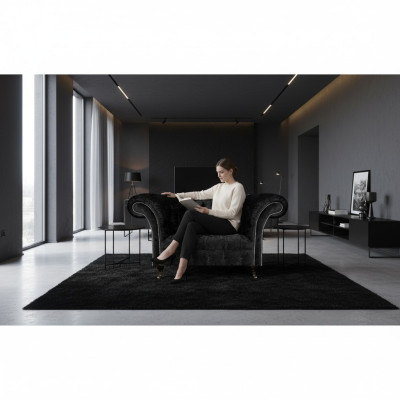 Wohnzimmer Luxus Sessel Polstersitz Chesterfield Polstermöbel Einrichtung