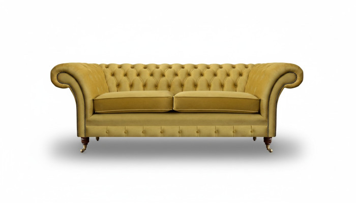 Luxus Sofa Zweisitzer Textil Couch Wohnzimmer Chesterfield Polstermöbel