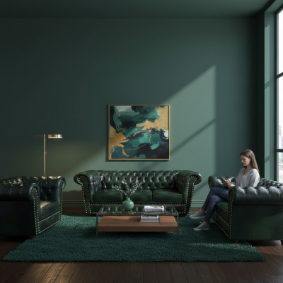 Sofagarnitur 3tlg Wohnzimmer 3+2+1 Modern Design Sessel Chesterfield