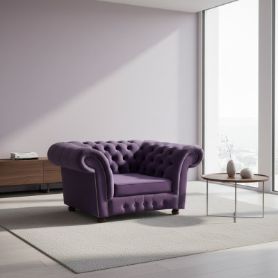 Modern Sessel Neu Design Einrichtung Polstermöbel Sitz Möbel Chesterfield