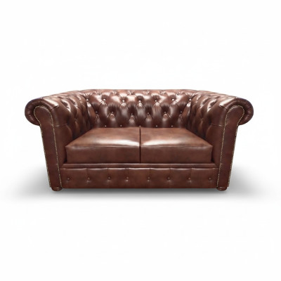 Möbel Polstermöbel Wohnzimmer Sofa Zweisitzer Couch Einrichtung Chesterfield