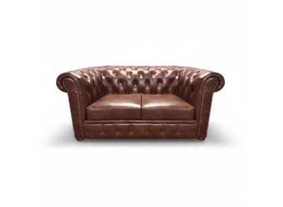 Möbel Polstermöbel Wohnzimmer Sofa Zweisitzer Couch Einrichtung Chesterfield