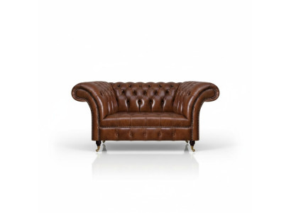 Ledercouch Chesterfield Braunes Sofa Wohnzimmer Designer Ledermöbel