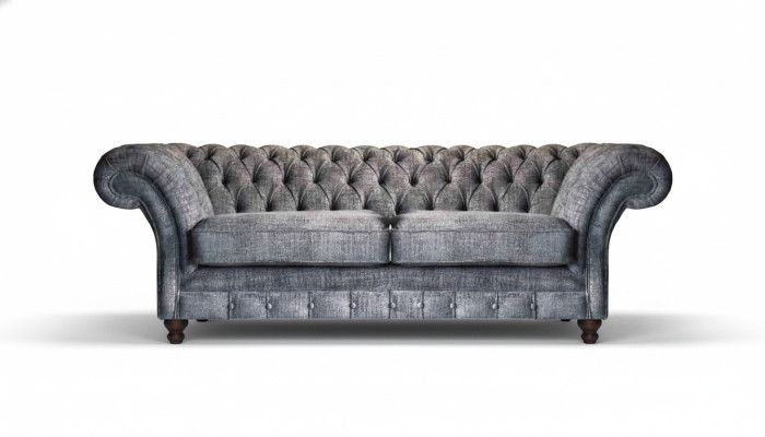 Luxuriöser Chesterfield Zweisitzer Designer Sofas Wohnzimmer Edle Couch