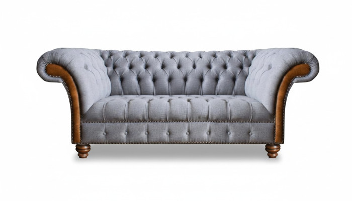 Luxus Modern Dreisitzer Sofa Couch Wohnzimmer Chesterfield Textil Möbel