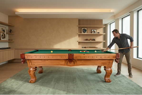 Eleganten igralni miza Pool miza Lesena miza 8ft