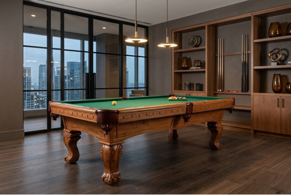 Eleganten igralni miza Pool miza Lesena miza 8ft