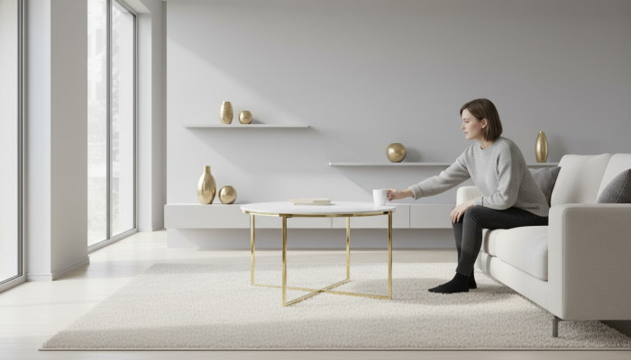  Couchtisch neuer Beistelltisch luxuriöser Tisch im modernen Stil Wohnzimmer