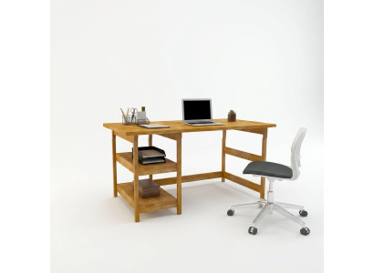 Braune Bürotische Designer Hochwertige Holztisch Moderne Schreibtische