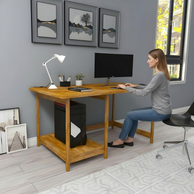 Schicker Arbeitstisch Designer Wohnzimmertische Ablagentisch Holz Möbel