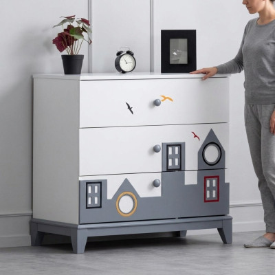 Modern Kommode Kommodenschrank Holzmöbel Schlafzimmer Neu Einrichtung