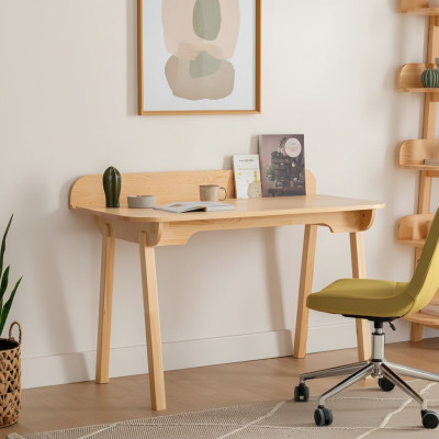 Kompakter Beiger Laptoptisch Designer Computertische Büro Einrichtung