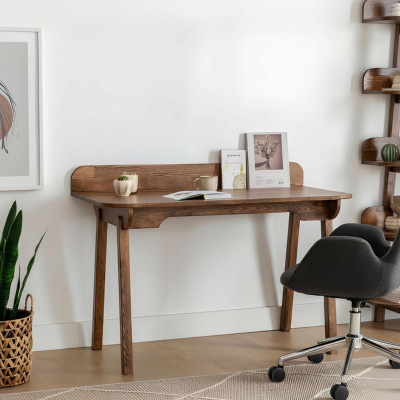 Brauner Holztisch Luxuriöse Schreibtische Designer Holz Ablagentische