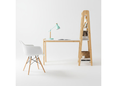 Kompakter Weißer Computertisch Luxuriöser Schreibtisch Designer Möbel