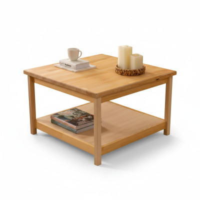 Beiger Holz Couchtisch Moderner Wohnzimmer Kaffeetisch Designer Möbel