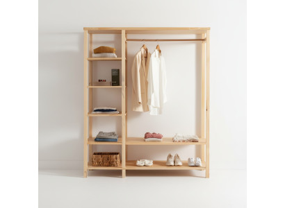 Hochwertige Flur Möbel Designer Garderobenständer Holz Kleiderständer
