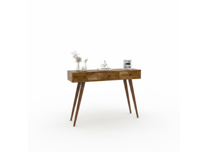 Modern Hochwertig Konsolentisch Braun Holztisch Schlafzimmer Designer Möbel