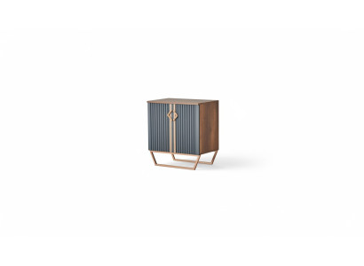 Kommode Braun Grau Zweifarbig Aktenschrank Arbeitszimmer Modern Design
