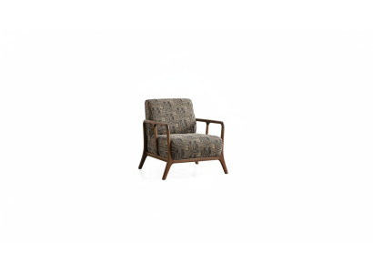 Luxuriöse Designer Möbel Polstersessel Wohnzimmer Einsitzer Textil Sessel