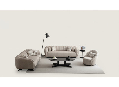 3-sedežni kavč komplet Modern Luxury Design Kavči Stoli Nov