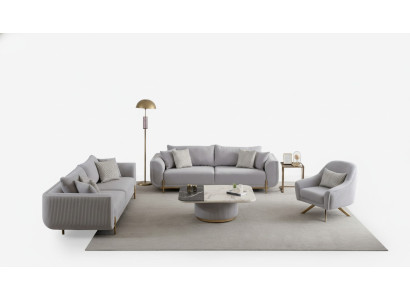 Sofa 3+3+1 mestni Novi dizajn Sofe Stoli Tkanina Sproščujoče Moderno