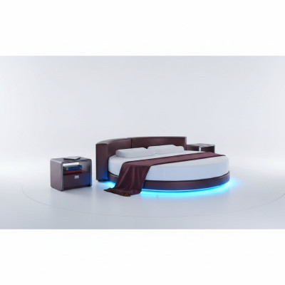 Moderna Bordeaux klop s LED osvetlitvijo