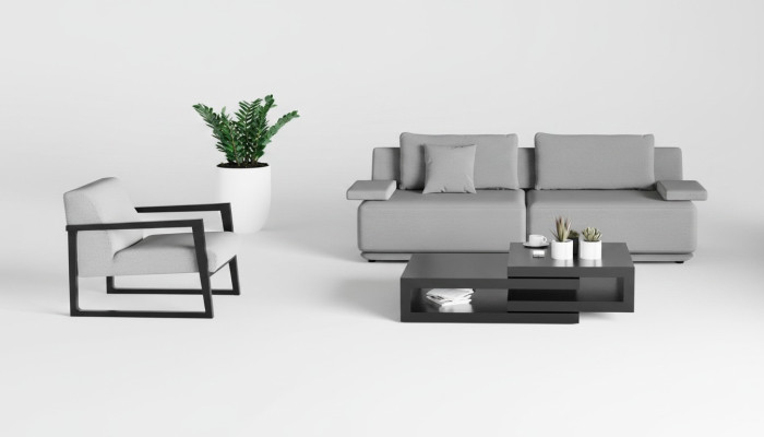 Klubska klop in fotelj Elegance