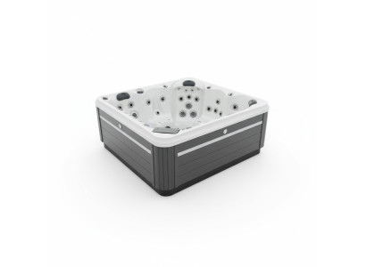 Freistehender Outdoor-Whirlpool Massagebad Außenwhirlpool Whirlwanne 200x200 cm