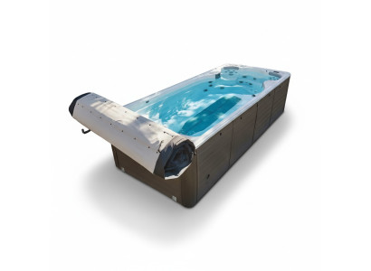 Outdoor Whirlpool Hydromassagewanne Massagebad Hot Tub Sprudelbad 398x230cm
