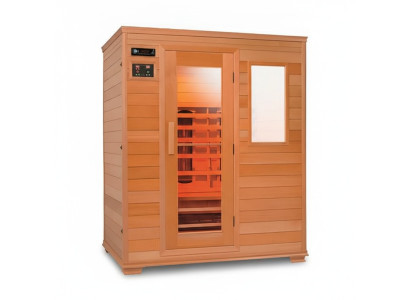 Saunaraum Designsauna Sauna Trockensauna Saunakabine Heimsauna 155x110 cm