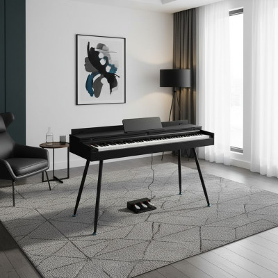 Digitalno piano lucios črno za dom