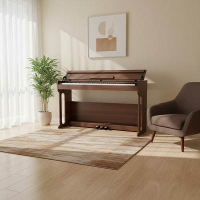 Digitalno piano za domačo uporabo 137 cm rjava