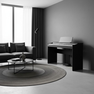 Digitalno piano za dom 137 cm Črno