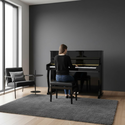 Digitalno piano za domačo uporabo 137 cm Črno