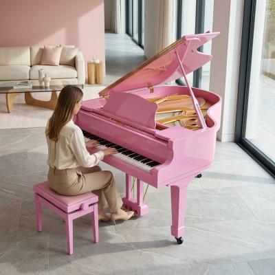Digitalno sijajno piano v roza barvi