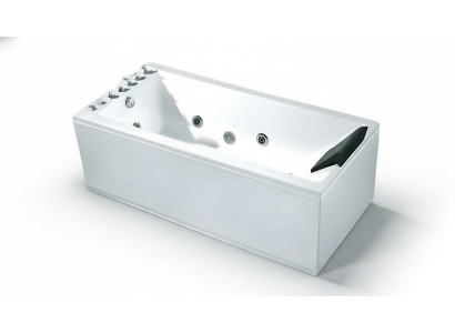 Komfortwanne Massagewanne Luxuswanne Acrylwanne Hydromassagewanne 180x85 cm