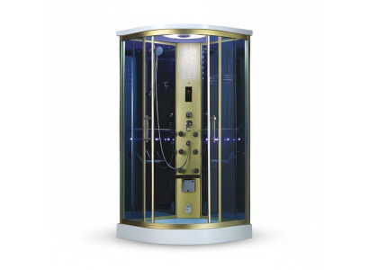 Glaskabine Design-Dusche Komfortdusche Duschkabine Wellnesskabine 100x100 cm