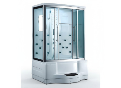 Hydromassage-Dusche Duschkabine Komfortdusche Multifunktionsdusche 180x98 cm