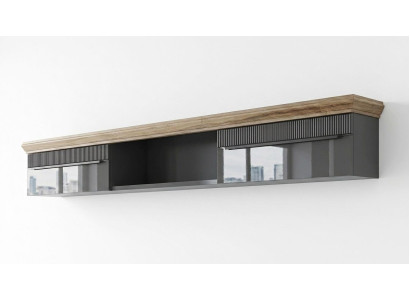 Wand Regal Ablage Stil modern Farbe schwarz bequem praktisch