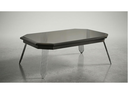 Tisch Stil modern schwarz rechteckig Wohnzimmer bequem praktisch Metall