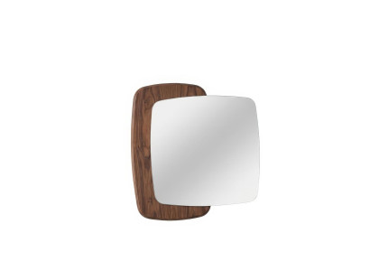 Wandspiegel Holz Modern Braun Edel Luxus Design Spiegel Deko