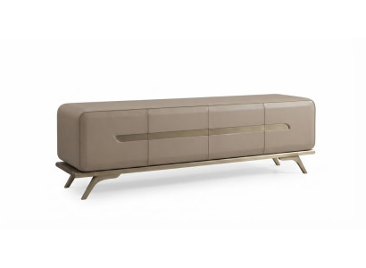 TV Lowboard Modern Fernsehtisch Metallbeine Wohnzimmer Luxus