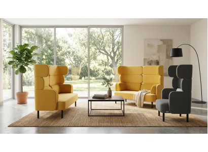 Zwei Dreistufige Zweisitzer Sofas Zweistufiger Sessel Polstermöbel