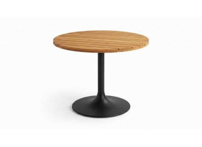 Tisch Groß schön geräumig nachhaltig braun schwarz moderner Stil