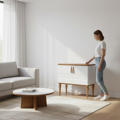 Klassische Kommode Designer Kommoden Kommodenschrank Schrank Holzkommode TO-K2 