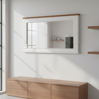 Spiegel Holzrahmen Großer Wandspiegel Klassischer Designer Spiegel Model TO-L1
