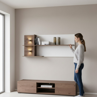 Klassische Schränke Schrank Regale Hängeregal Regal Hängeschrank CM-PANEL